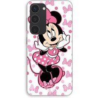 Disney Cartoon Maniacase Coque Pour Samsung Galaxy S23 Minnie Mouse rose