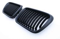 Koeler BMW Koeler - Sport - Front - Ribben - Grille Zwart mat Registratievrij Set Geschikt voor E36 Facelift 96-99