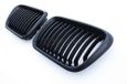 Koeler BMW Koeler - Sport - Front - Ribben - Grille Zwart mat Registratievrij Set Geschikt voor E36 Facelift 96-99