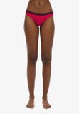 Superdry Elastisch Cheeky bikinibroekje Dames Logan Pink Gestreept Polyester/Elastaan