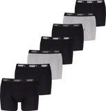 Puma Boxershorts - Promo Solid - 7-pack Heren Ondergoed - Black / Grey - Maat M