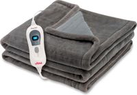 Ufesa Softy Fleece Elektrische verwarmingsdeken, 150x100 cm, 120W, Grijs