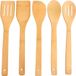 Merkloos Moderne keukenset van 5 stuks, bambou pur, bois naturel, sans peinture
