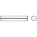 TOOLCRAFT 1066816 Goupille cylindrique (Ø x L) 4 mm x 12 mm Acier inoxydable A1 100 pièce(s)