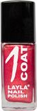 Layla Cosmetics One Coat nagellak 17 ml Rood