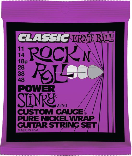 Ernie Ball 2250 Classic Pure Nickel Power Slinky - 0749699122500