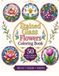 Stained Glass Flowers Coloring Book for Adults