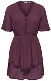 ONLY - ONLALLYSON 2/4 SHORT LAYER DRESS WVN Dames Jurk