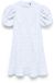 VERO MODA VMFIONA SS HIGH NECK SHORT DRESS EXP Mini Jurk Dames S Gebloemd Korte Mouw Polyester Brilliant White