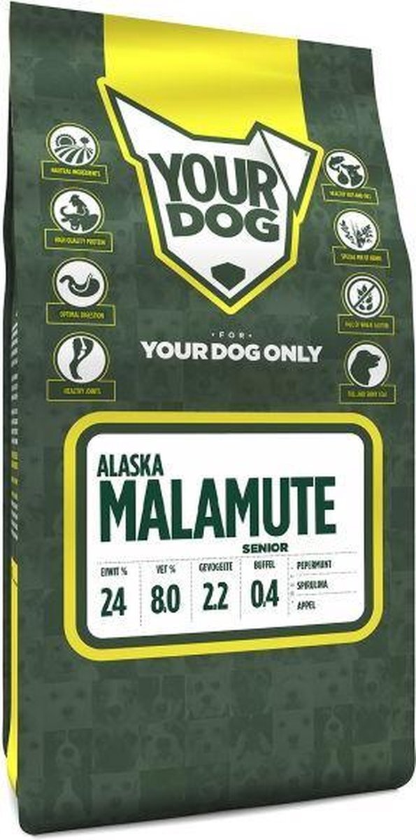 Yourdog Senior 3 kg alaska malamute hondenvoer