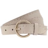 Vanzetti Leren Riem Slim Belt W105 Cream Crème