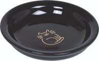 Nobby Keramiek Voerbak Kat Zwart 14cm