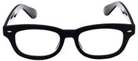 Contacta Velvet Black +1,00 - leesbril met fluwelen textuur - zwart malve - met brillenetui - 30 g
