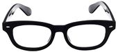 Contacta Velvet Black +1,00 - leesbril met fluwelen textuur - zwart malve - met brillenetui - 30 g