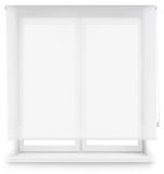 Rideau occultant, 120x180 cm, taille tissu 117x175 cm, blanc