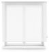 Rideau occultant, 120x180 cm, taille tissu 117x175 cm, blanc
