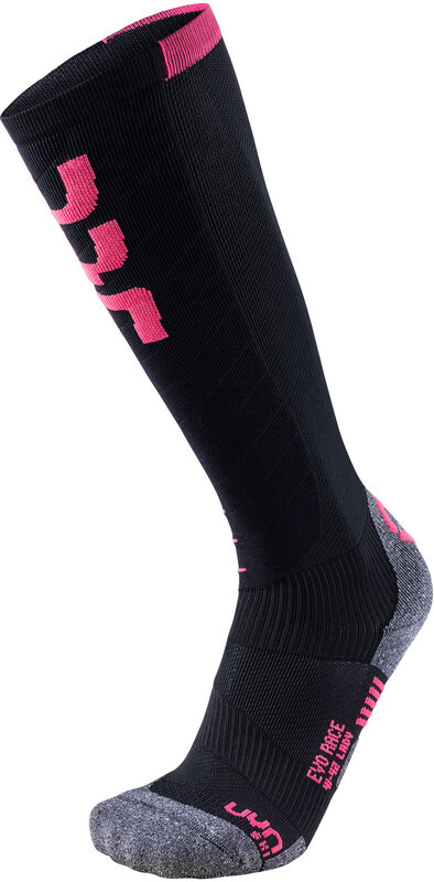 UYN Evo Race Skisokken Dames, black/pink paradise EU 37/38 2019 Wintersport sokken