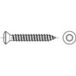 TOOLCRAFT 145443 Vis de tôle à tête fraisée 4.8 mm 38 mm Phillips DIN 7983 Acier zingué par galvanisation 100 pièce(s)