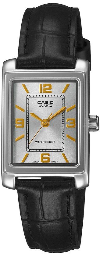 Casio LTP-1234PL-7A2EF Timeless Collection Dames Horloge Zilverkleurig