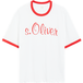 s.Oliver T-shirt à col rond avec imprimé, Hommes, Taille XL, Rouge