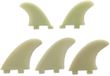 Scarfini Thruster+rear Quad Surfboardvinnenset Transparant