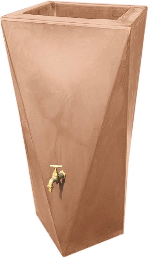 Prestige Water Regenton twist Gewassen Terracotta 100L incl. kraantje