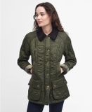 Barbour Beadnell Polarquilt jas olijfgroen