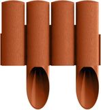Merkloos Palisade Standard baksteenrood 25,5 cm x 2,3 m