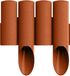 Merkloos Palisade Standard baksteenrood 25,5 cm x 2,3 m