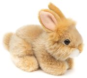 Uni-Toys Angora-konijn beige, liggend - 18 cm