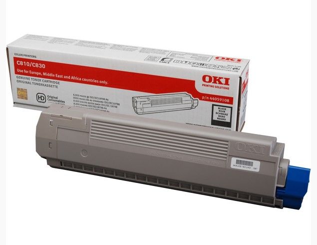 OKI C810 / C830 Toner Cartridge - Black - Original