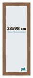 Your Decoration Cadre Puzzle 33x98 cm Chêne Rustique