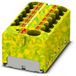 Phoenix 1153438 PTFIX10/12X4GNYE Bloc de distribution