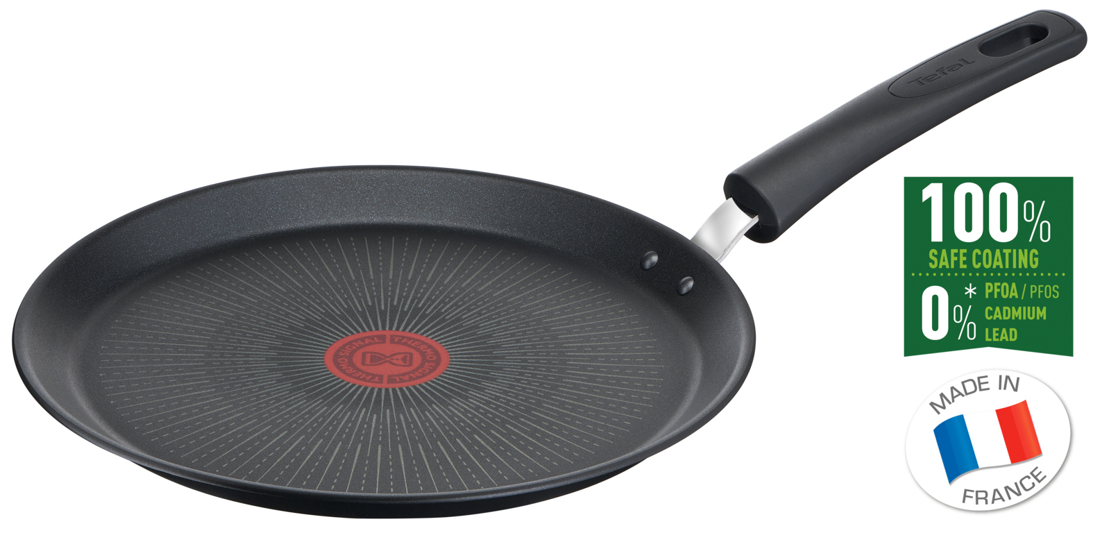 Tefal Unlimited Pannenkoekenpan - 25 cm - Zwart - Inductie