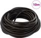 vidaXL Leren Koord 1 Donkerbruin Ø4 mm x 10 m Leer