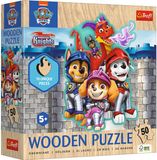 Trefl PAW Patrol Kinderpuzzel Hout Houten Legpuzzel - 50 stukjes - Vanaf 4 jaar
