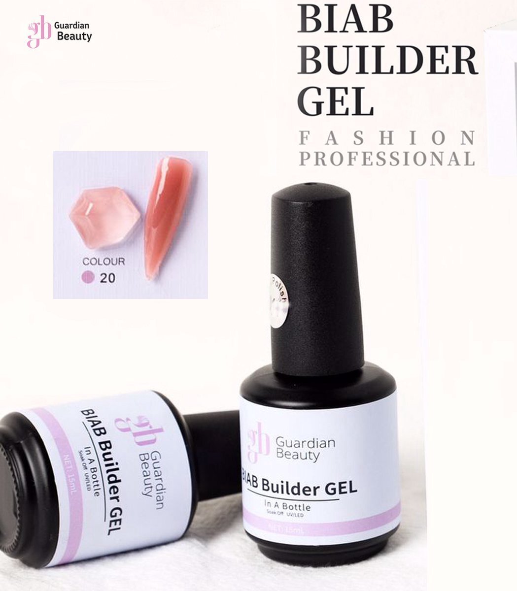 Guardian Beauty Nagel Gellak - Biab Builder gel #20 - Gellex - Absolute Builder gel - Aphrodite | BIAB Nail Gel 15ml