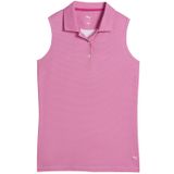 Puma Polo Birdseye, sans manches, rose/blanc