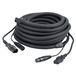 DAP FP12 Câble IEC & XLR Mâle - IEC & XLR Femelle 10 m Noir