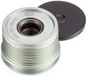 HELLA 9XU 358 038-491 Dynamovrijloop - Schroefdraadmaat: M16x1,5 - Aantal groeven: 6 - Met kap