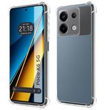 Tumundosmartphone Siliconen hoes, schokbestendig, transparant voor Xiaomi Poco X6 5G