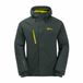 Jack Wolfskin Troposphere Insulated Jacket Men M Black Olive / Firefly