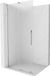 Mexen Velar paroi de douche 75 x 200 cm, verre de verre 8 mm, chrome