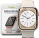 Ringke Dual Easy Screenprotector Folie voor Apple Watch 7/8/9 (41mm) en Apple Watch 4/5/6/SE (40mm) - 3 stuks