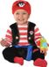 Amscan Kostuum Buccaneer Baby Polyester Rood/wit Mt 0-6 Mnd