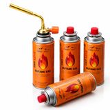 SMH LINE® Lasbrander - Gasbrander - 1300°C - Bunsenbrander - Soldeerbrander - Incl. 4x Gasflessen