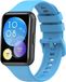 Strap-it Huawei Watch Fit 2 siliconen bandje - lichtblauw
