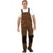Planam 2136029 Maat 29"Canvas 320" Tuinbroek - Bruin/Zwart