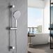 Unyqoos Douchestang 68cm Inox chroom