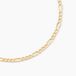 Collier Or Jaune Cameo Maille Alternée 1/3